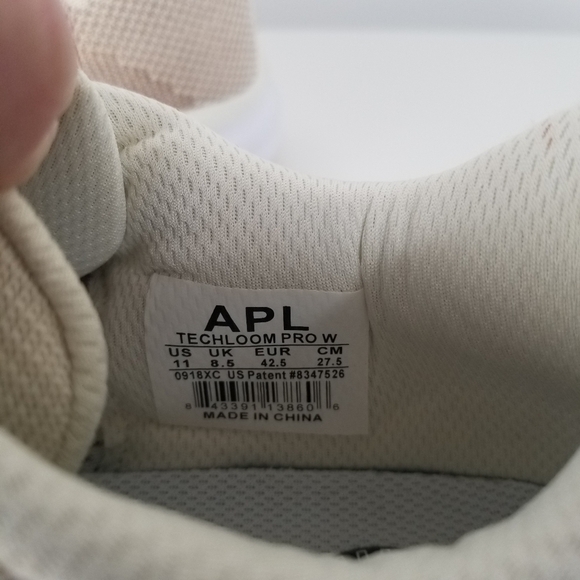 Athletic Propulsion Labs TecLoom Pro White Rose Gold Running Sneakers Size 11 - Picture 3 of 12